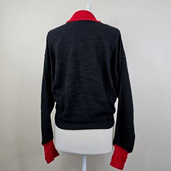 Vintage RODIER Paris Wool Acrylic Blend Long Sleeve Cowl Neck Sweater M - Picture 4 of 11